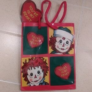 Snowden Raggedy Ann & Andy gift bag vintage collection collectible